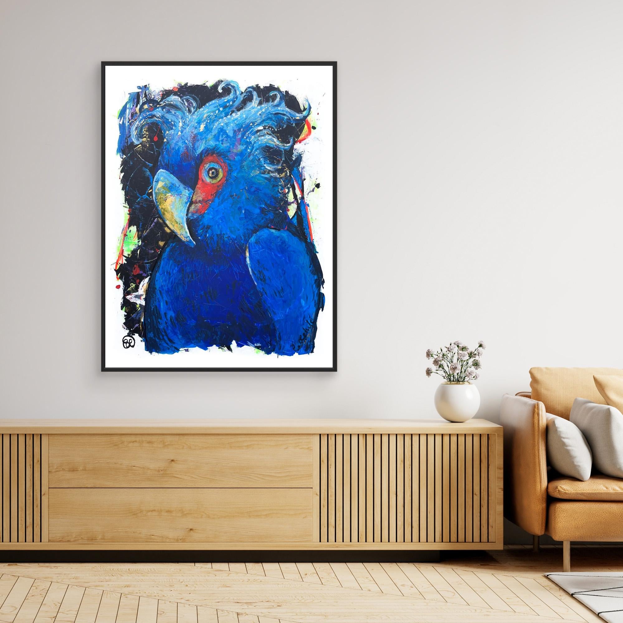 Blue parrot