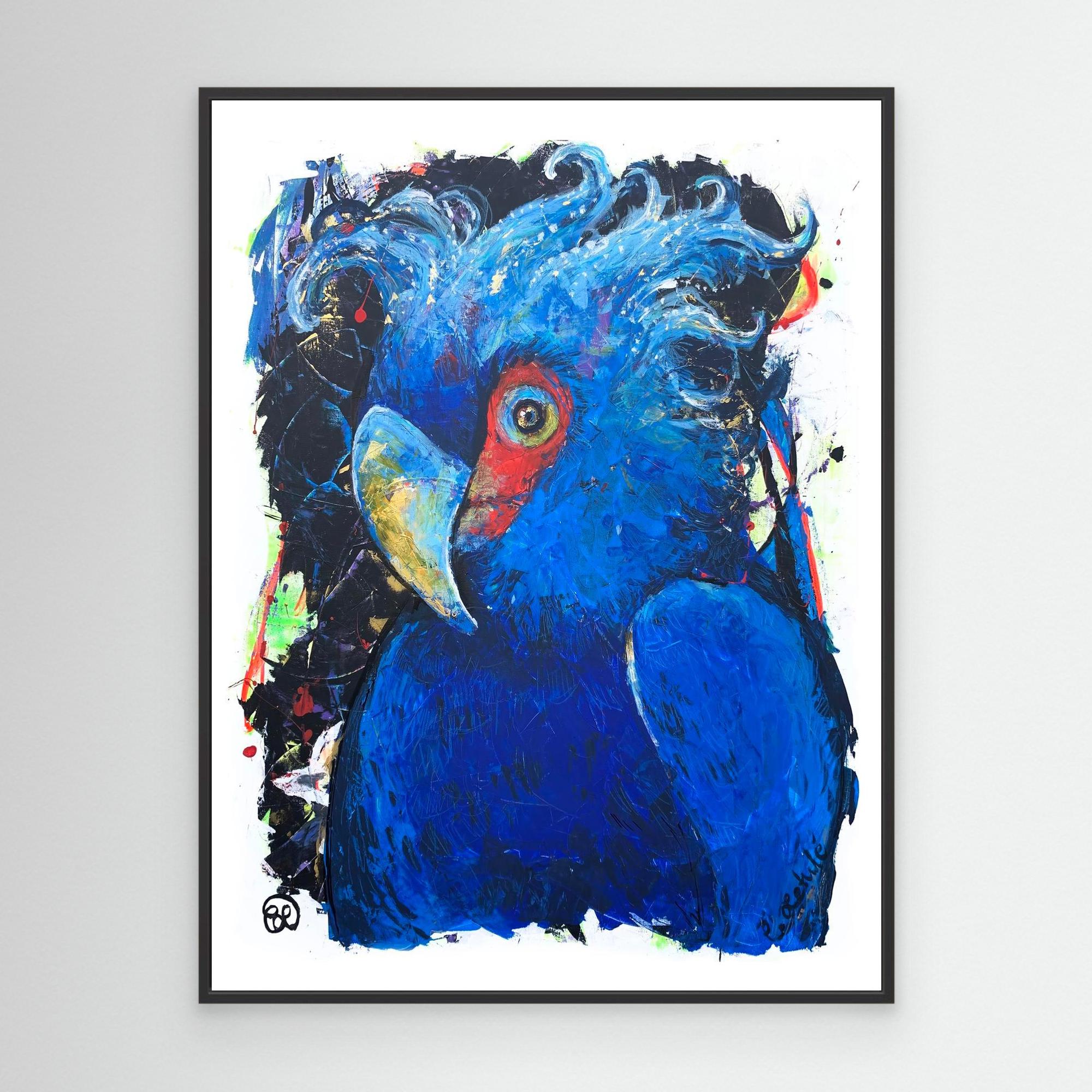 Blue parrot