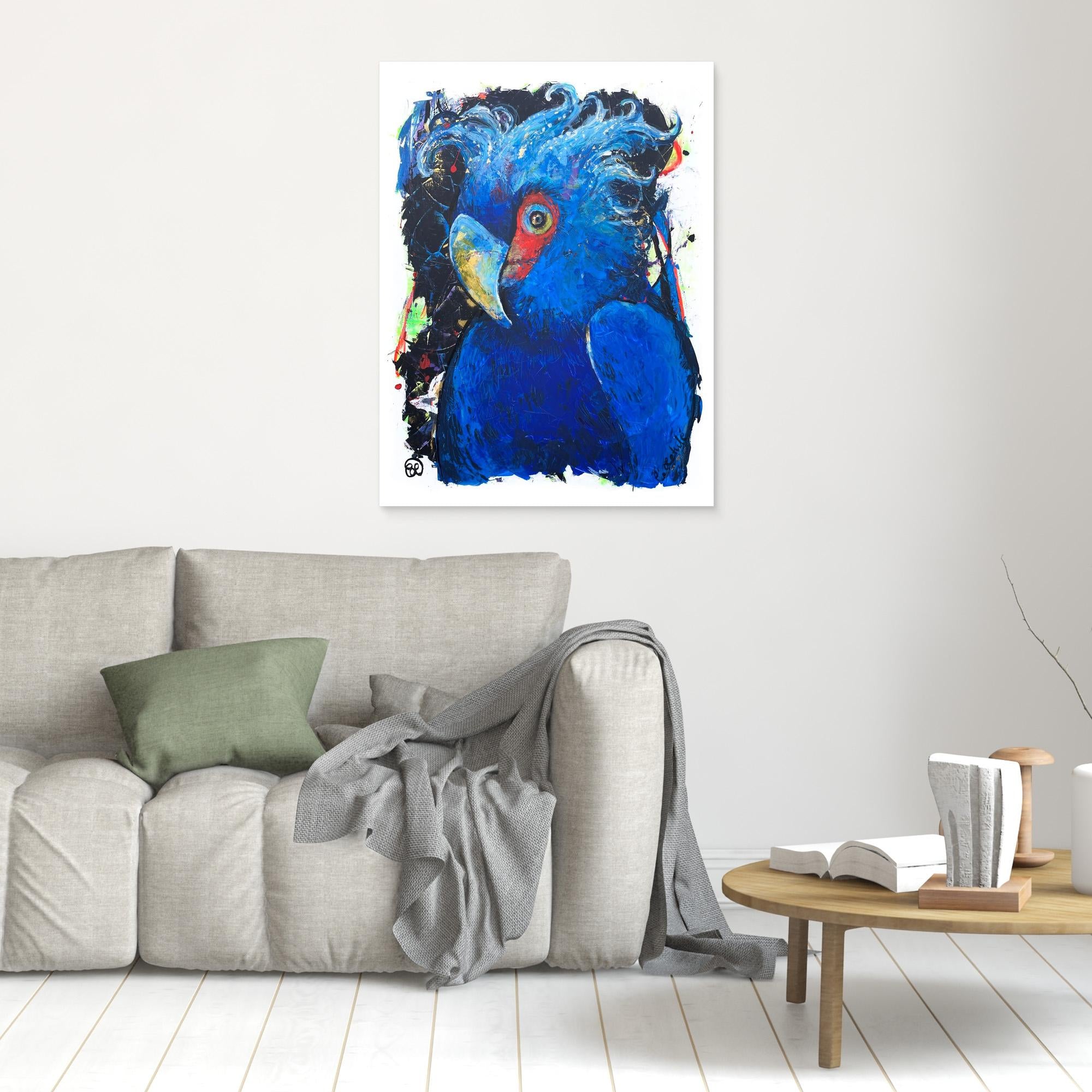 Blue parrot